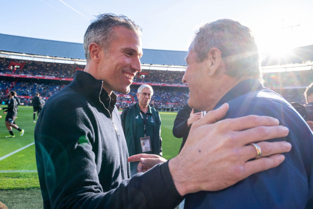 Robin van Persie en Peter Houtman