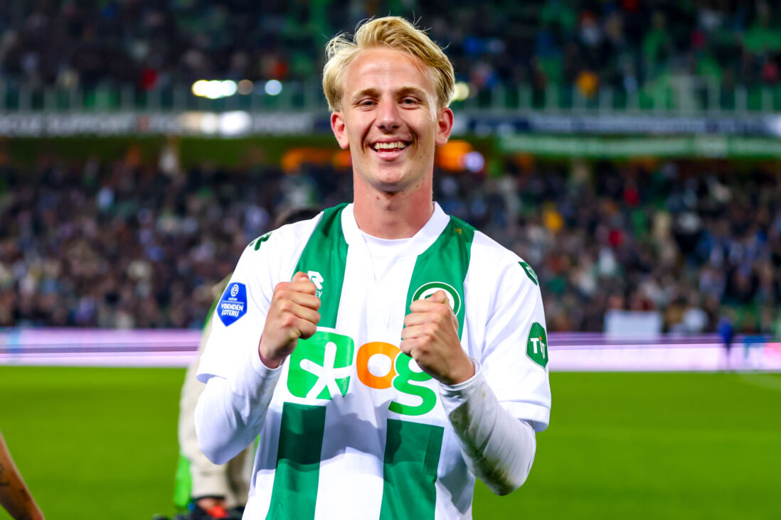 Thijmen Blokzijl na het gelijkspel van FC Groningen tegen Ajax