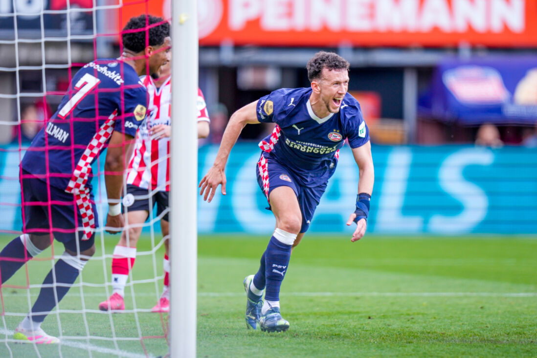 Ivan Perisic na zijn treffer in de kampioenswedstrijd tegen Sparta