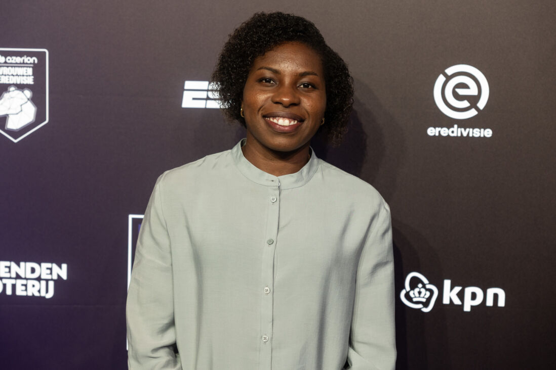 Lineth Beerensteyn bij de Eredivisie Awards