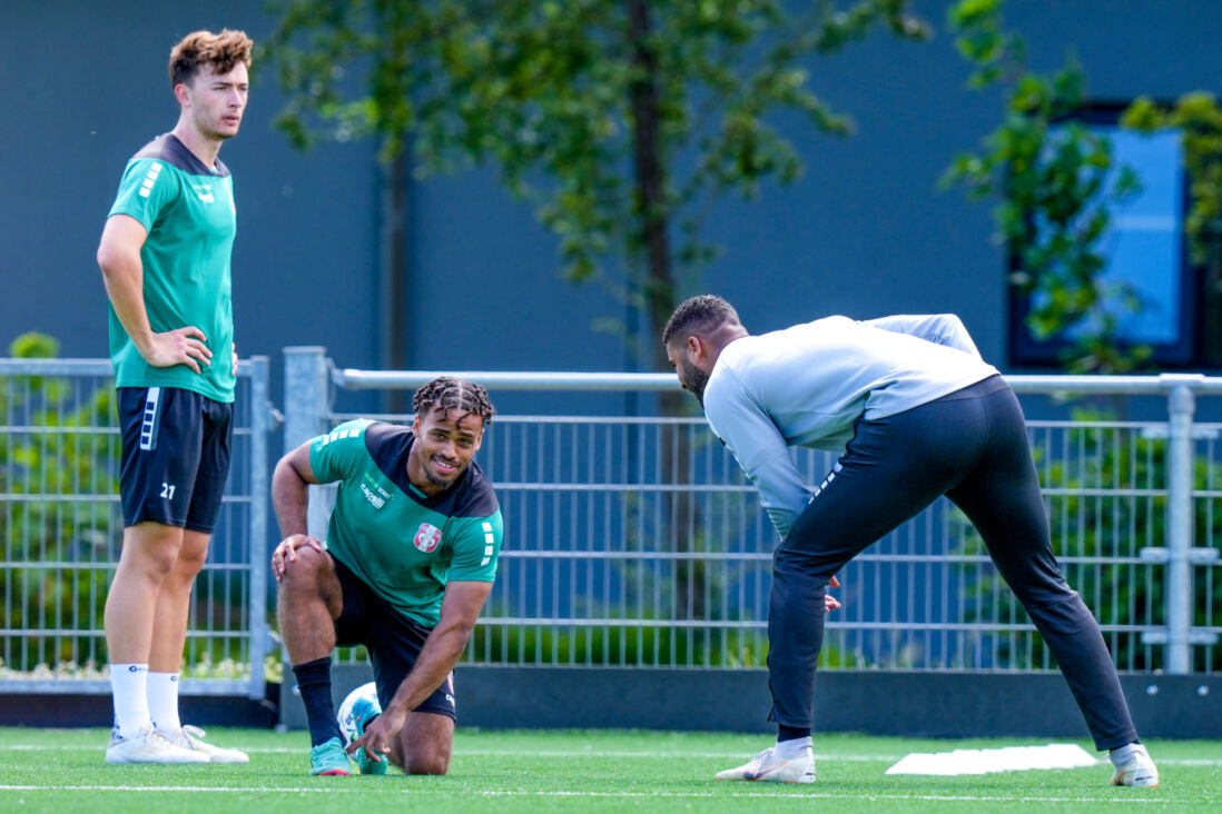 Rodney Klooster aan het werk bij FC Dordrecht