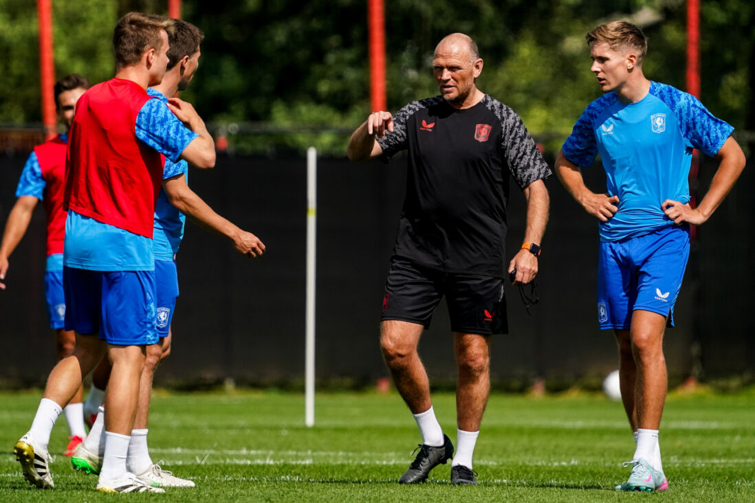 Joseph Oosting op de training