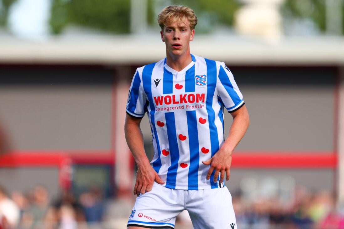Maas Willemsen in actie voor SC Heerenveen