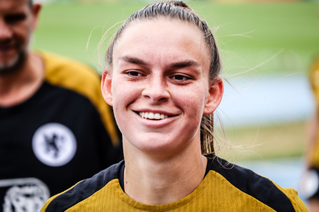 Romée Leuchter bij de OranjeLeeuwinnen