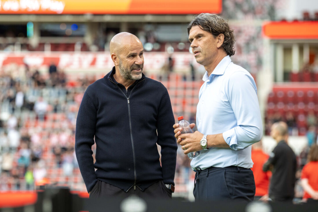 Peter Bosz en Maurice Verberne voor de Lichtstad Derby