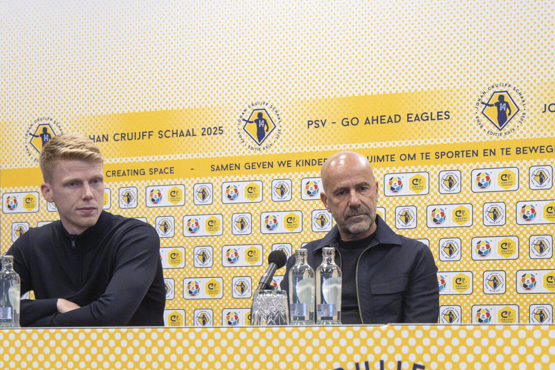Jerdy Schouten en Peter Bosz