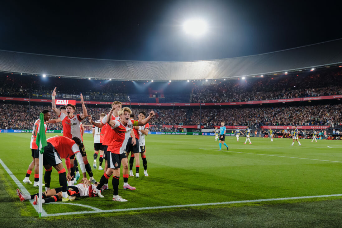 Feyenoord scoort in de Champions League