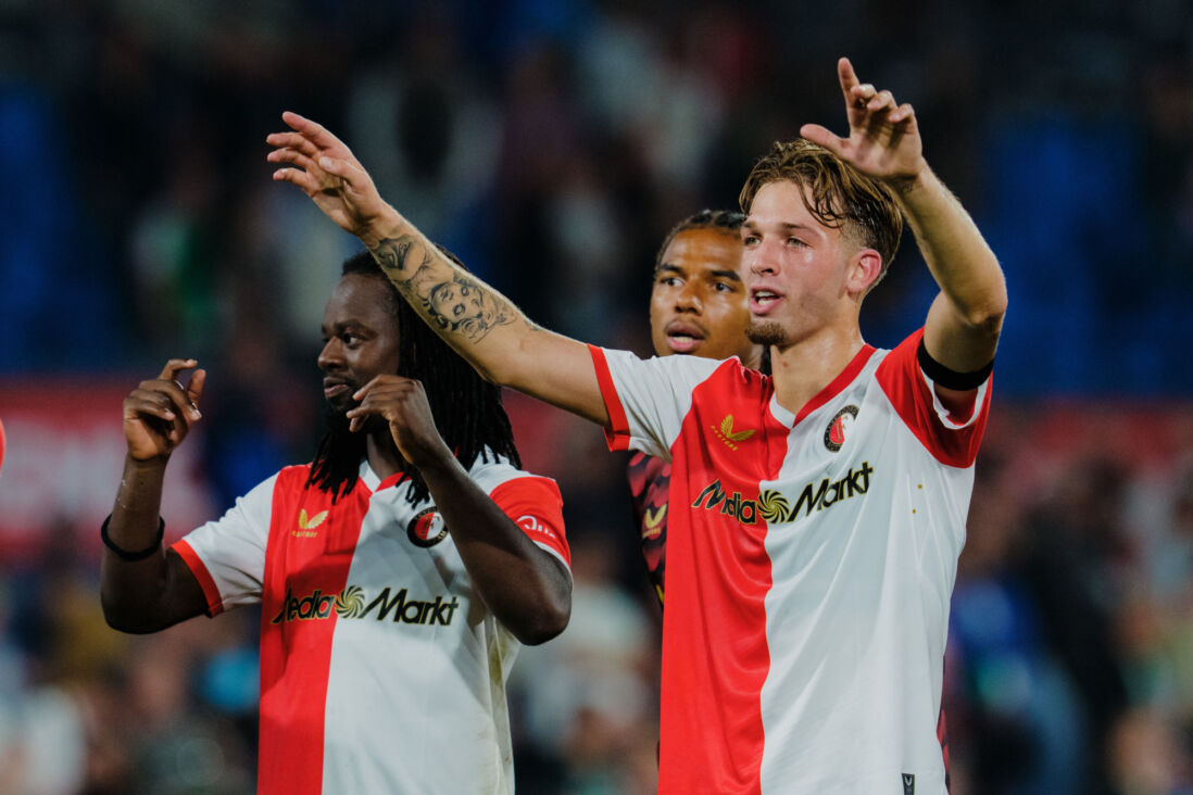 Jordan Lotomba, Calvin Stengs en Luciano Valente