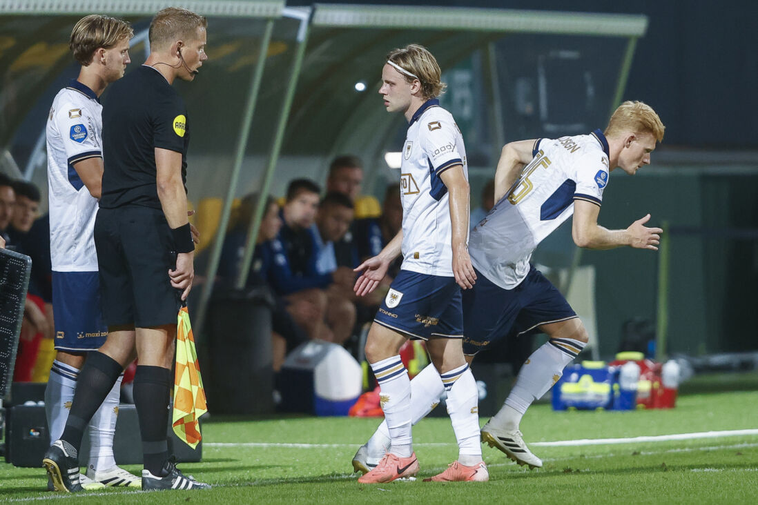 Oscar Pettersson vervangen door Julius Dirksen