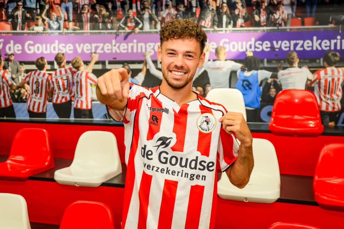 Mitchell van Bergen bij Sparta Rotterdam
