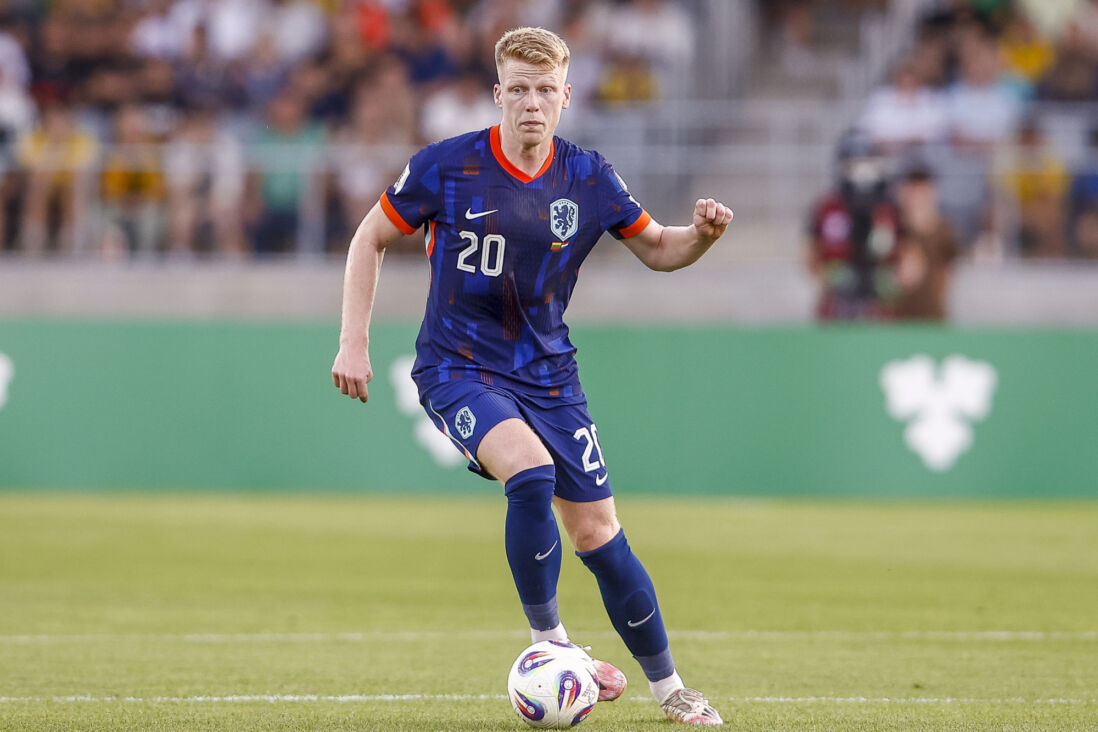 Jerdy Schouten tegen Litouwen