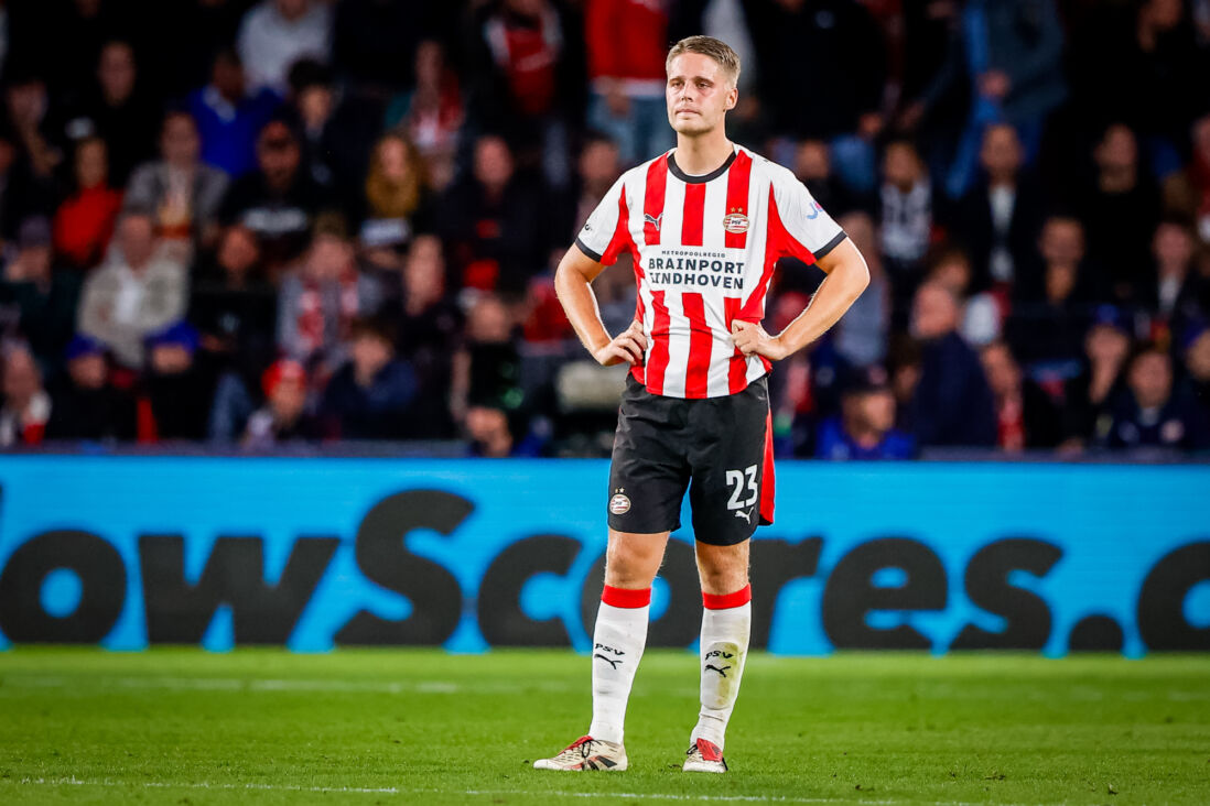 Een balende Joey Veerman