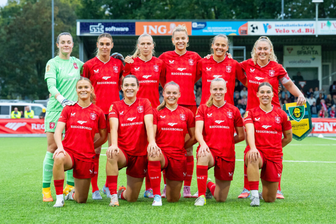 FC Twente voor het duel met GKS Katowice