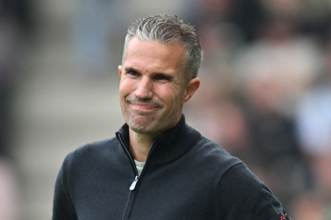 Robin van Persie baalt