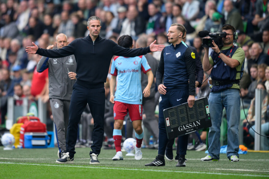 Robin van Persie in de Euroborg