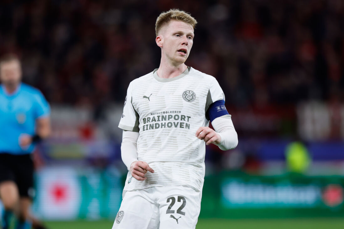 Aanvoerder Jerdy Schouten bij PSV