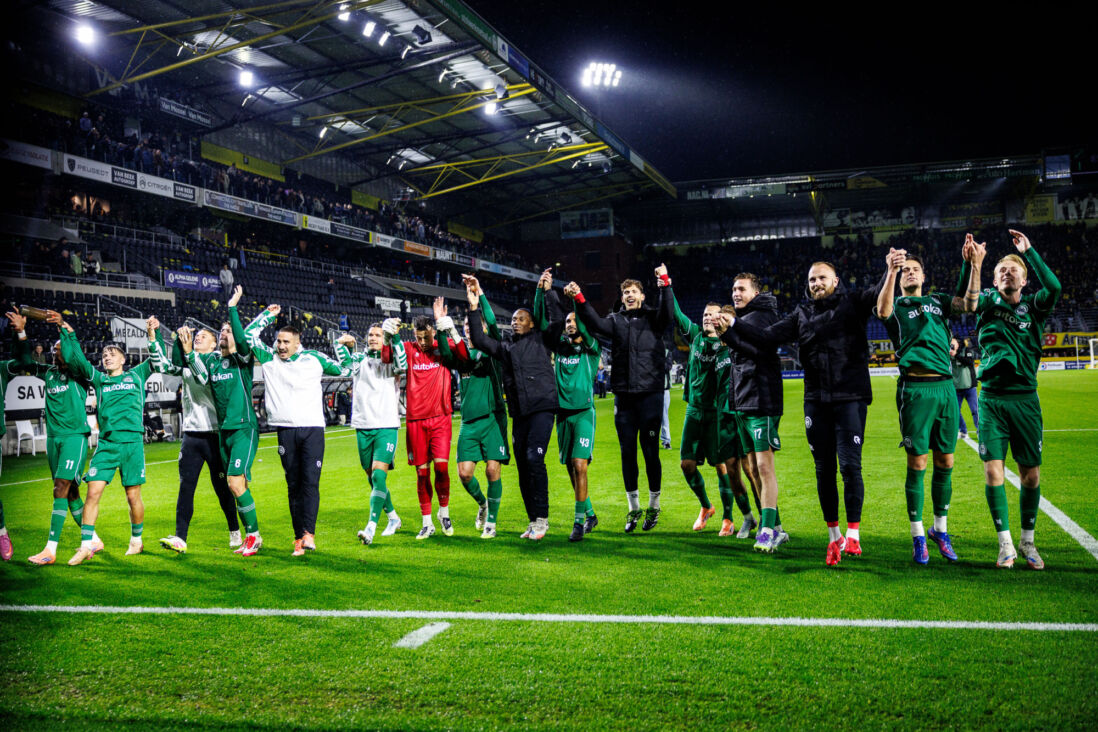 FC Groningen wint bij NAC Breda en bedankt de meegereisde fans