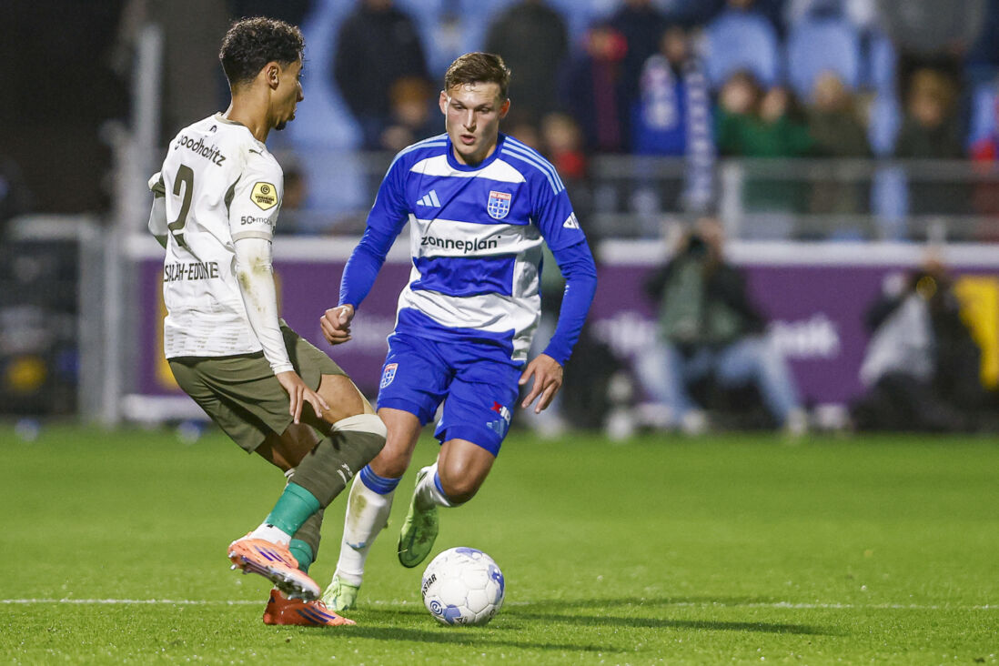 Thijs Oosting tegen PSV