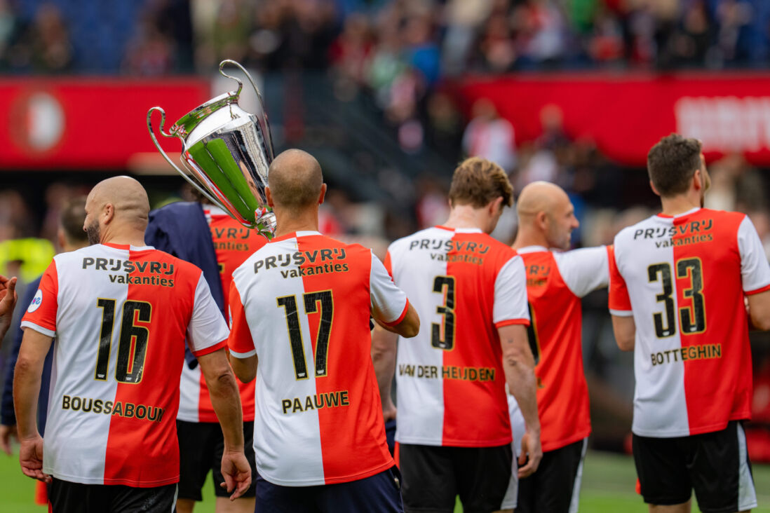 Feyenoord Legends met de beker