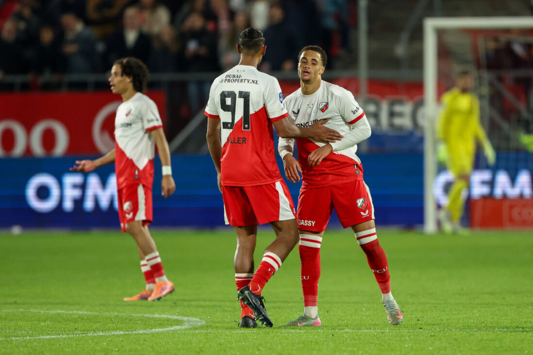 Sebastien Haller en Adrian Blake