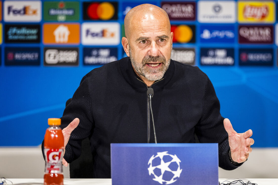 Peter Bosz na het duel tegen Napoli