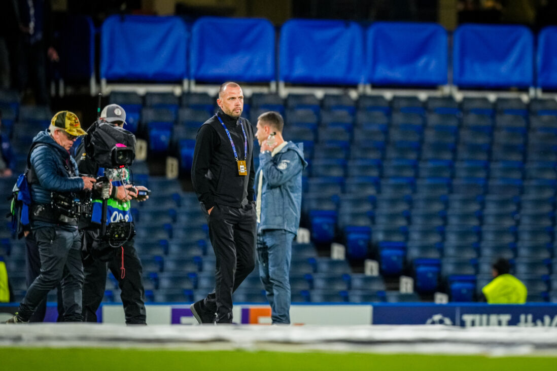John Heitinga op Stamford Bridge
