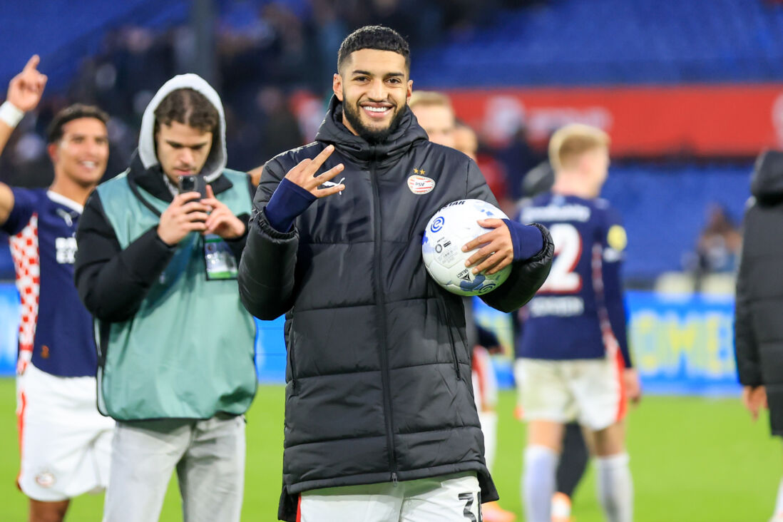 Ismael Saibari, de man van de wedstrijd met drie goals