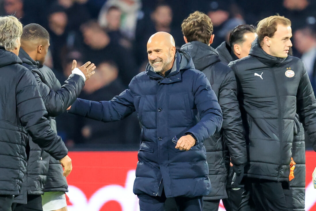 Peter Bosz na de 2-3 overwinning in De Kuip