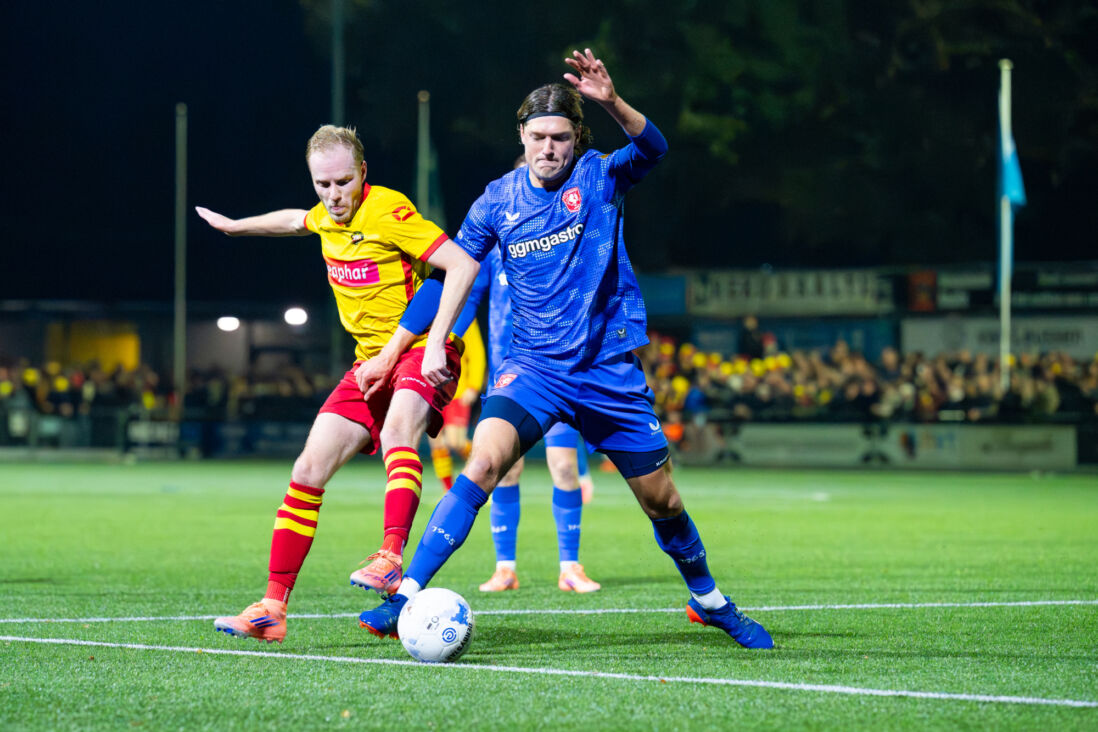 Wesley Hansler in duel met Sam Lammers