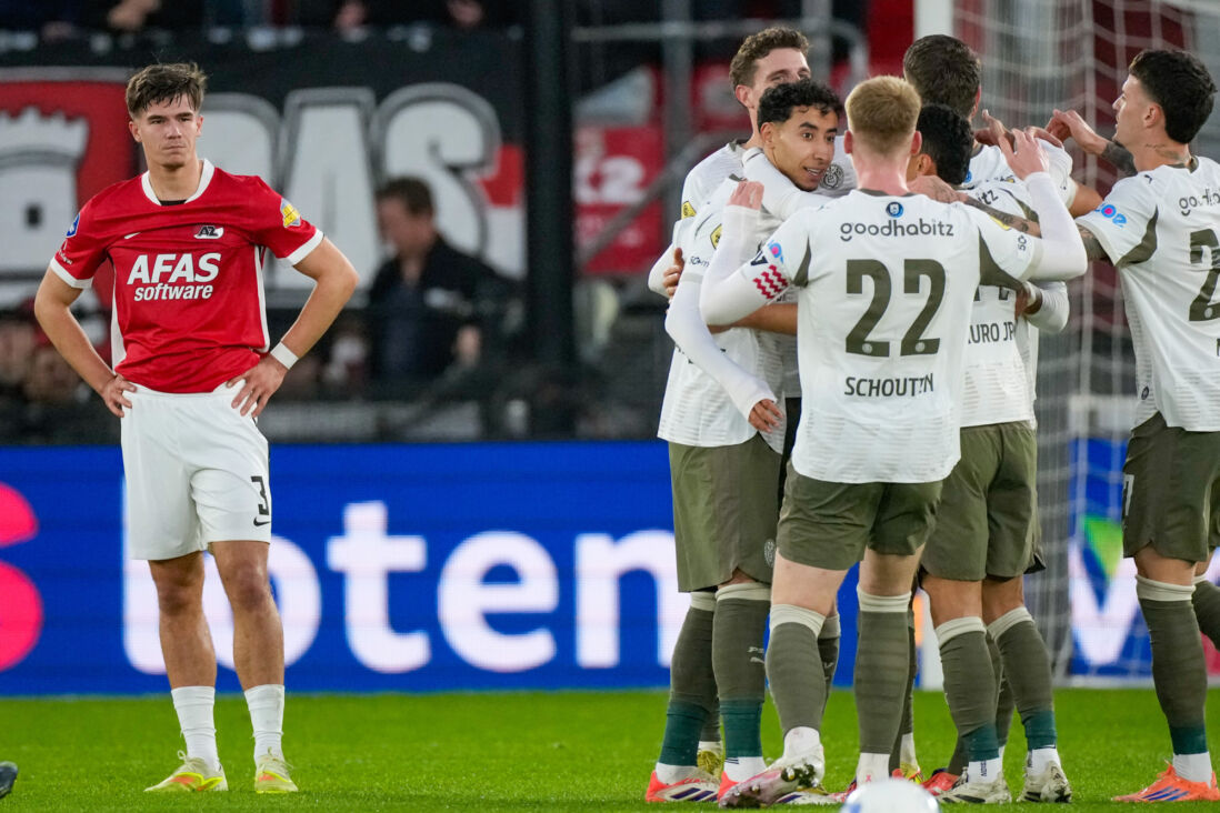 Wouter Goes baalt tegen PSV