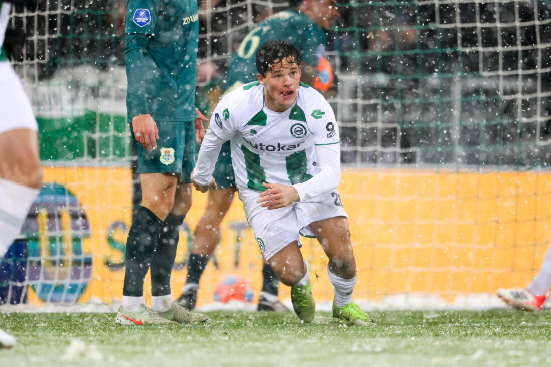 Thom van Bergen na zijn goal