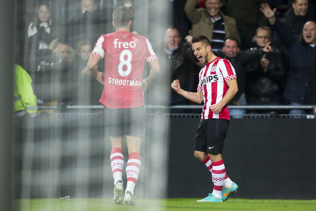 Dries Mertens en Kevin Strootman