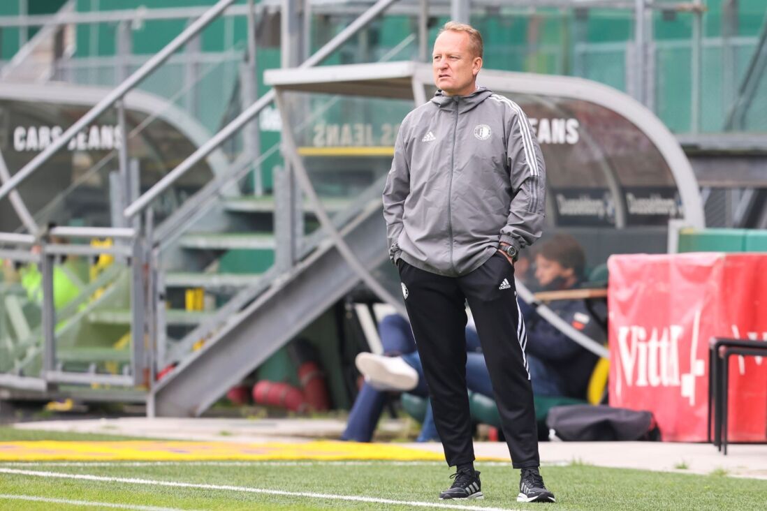 Danny Mulder, de trainer van Feyenoord Vrouwen
