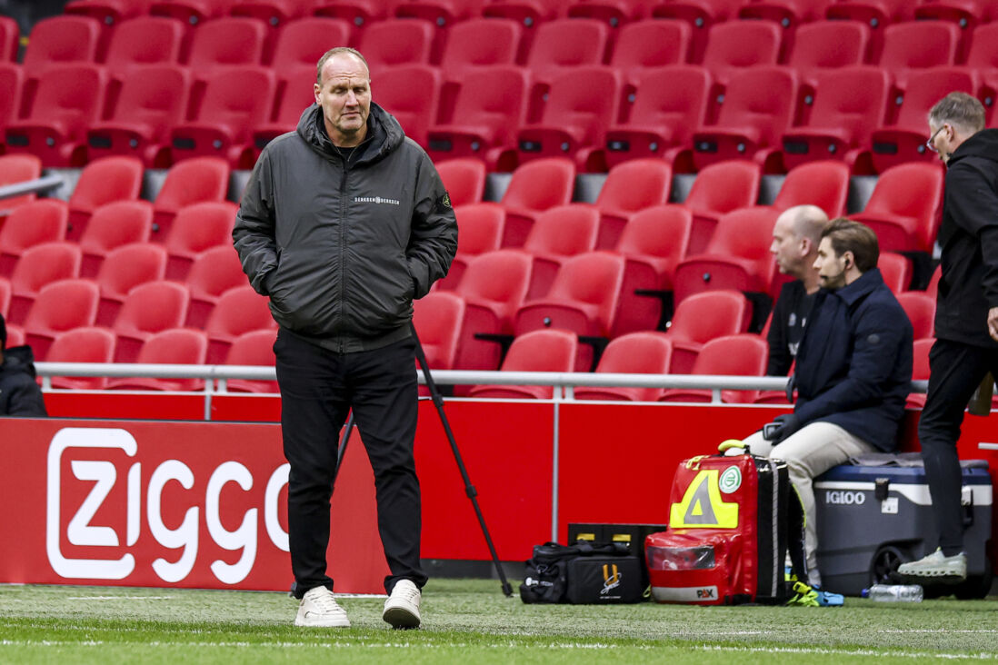 Dick Lukkien in een lege ArenA