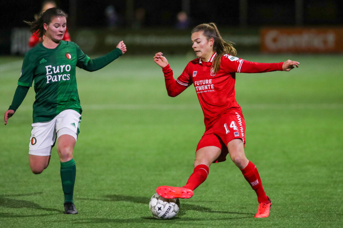 Een eerder duel tussen FC Twente en Feyenoord