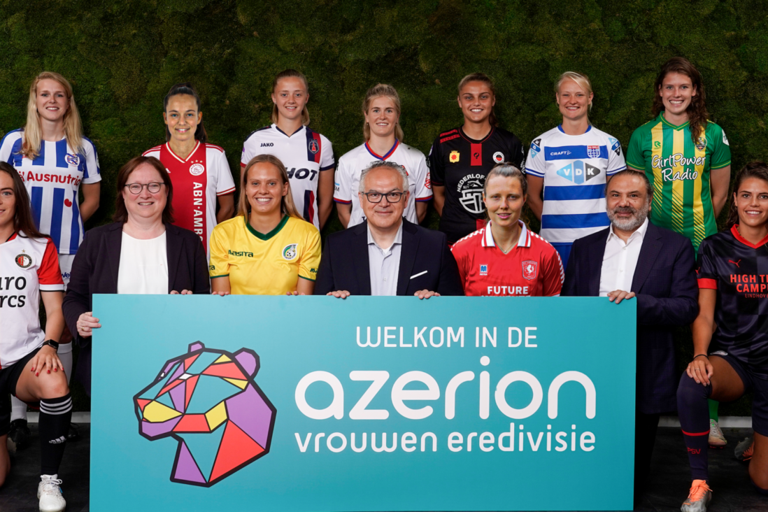 Eredivisie presenteert Azerion als nieuwe naamgevend partner