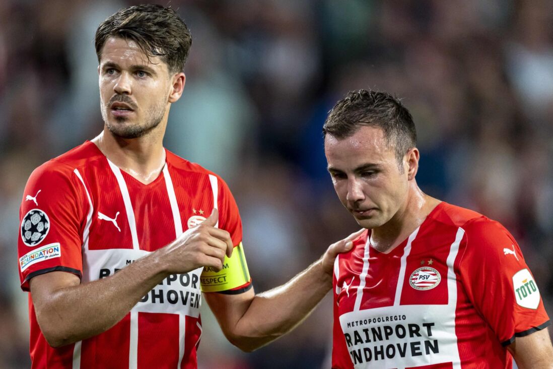 Mario Götze met Marco van Ginkel