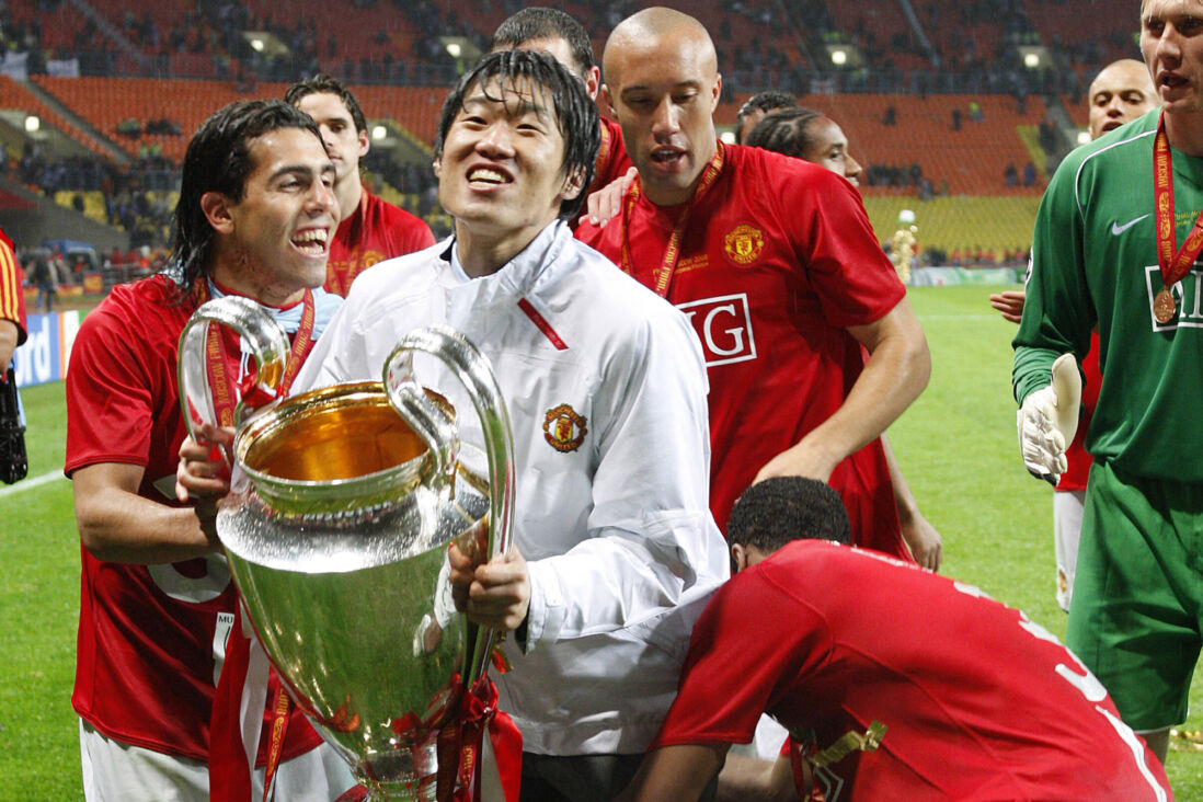 Ji-sung Park met de Champions League
