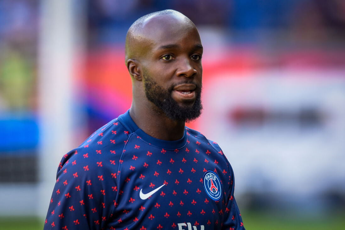Lassana Diarra namens Paris Saint Germain in 2018
