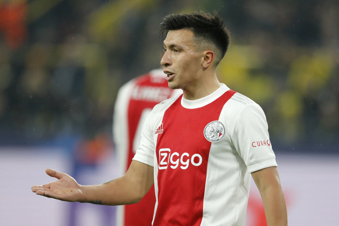 Lisandro Martinez bij Ajax