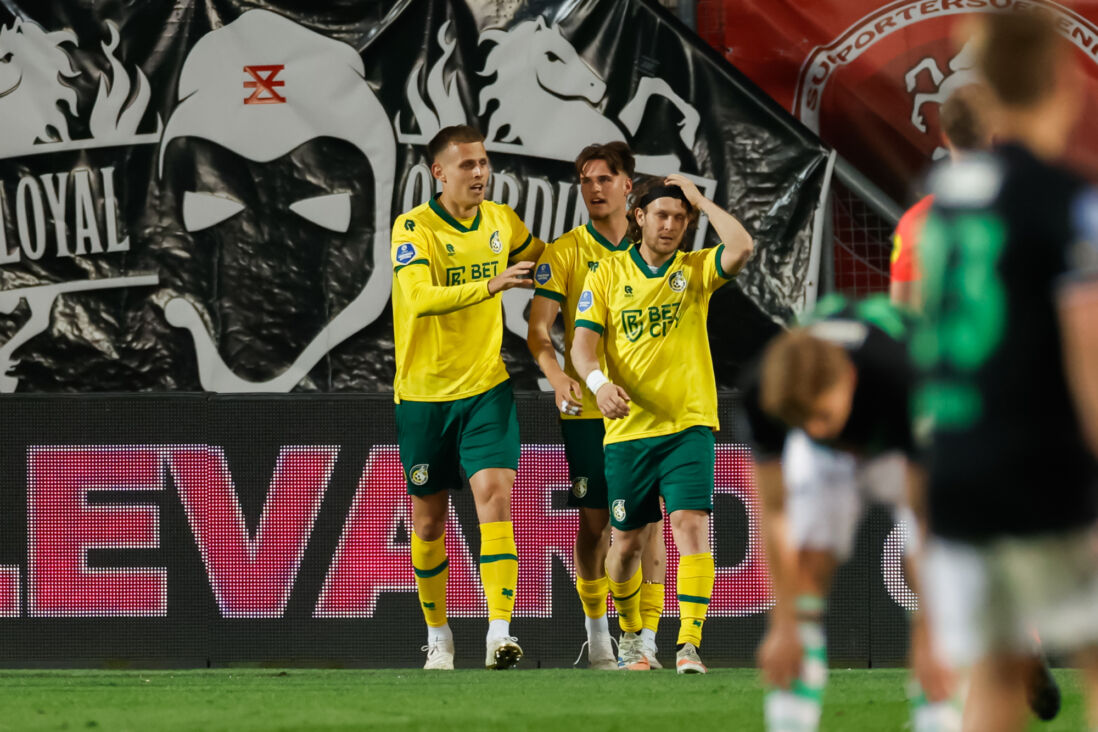 Alen Halilovic na de gelijkmaker van Fortuna Sittard