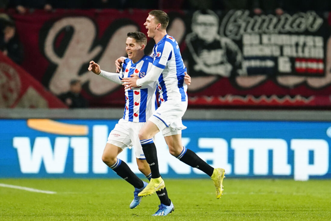 Joey Veerman en Sven Botman bij SC Heerenveen