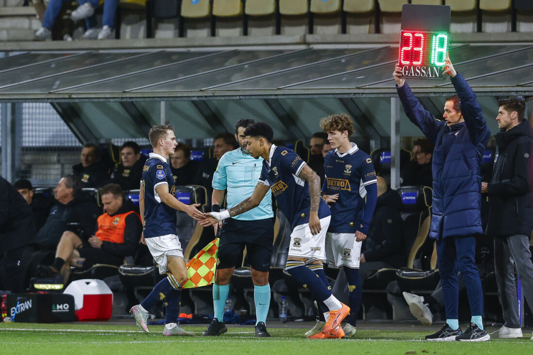 Een wissel bij Go Ahead Eagles