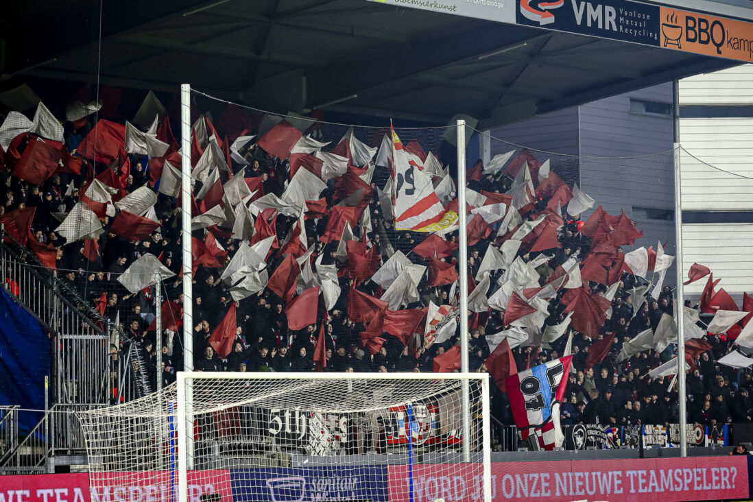 PSV-fans in uitvak van FC Den Bosch