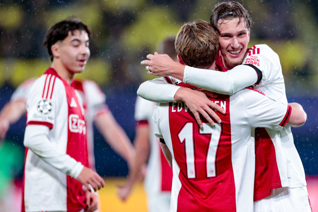 Ajax viert de tweede treffer tegen Villarreal