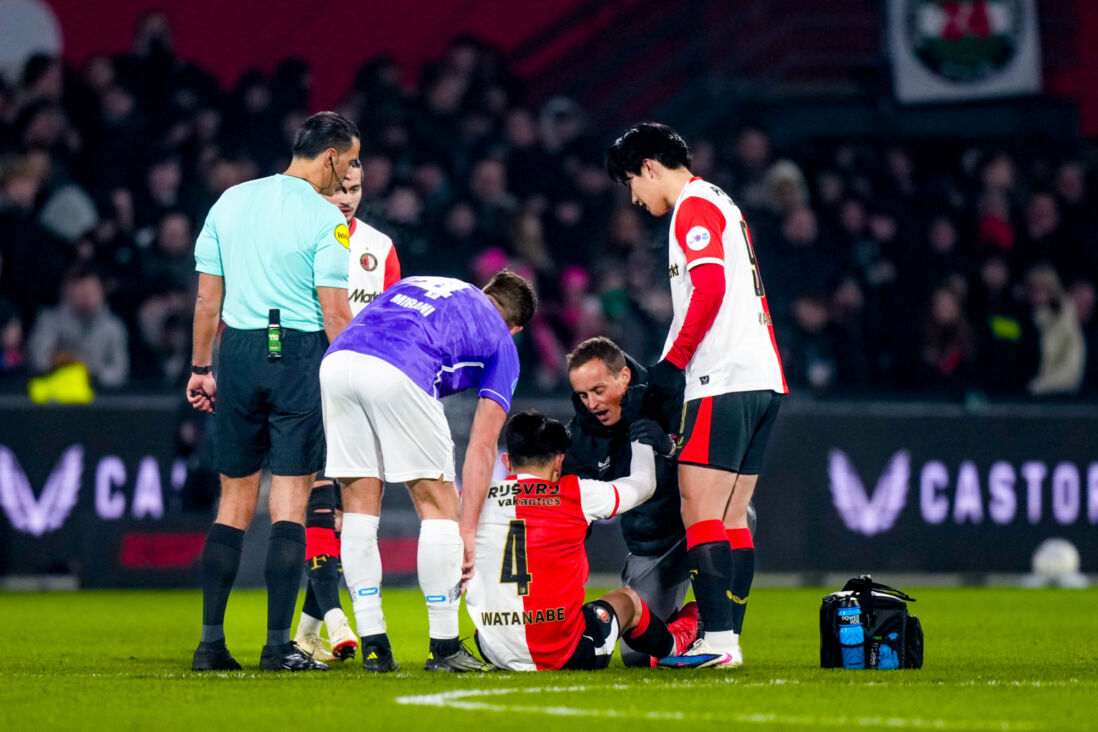 Tsuyoshi Watanabe was één van de uitvallers bij Feyenoord