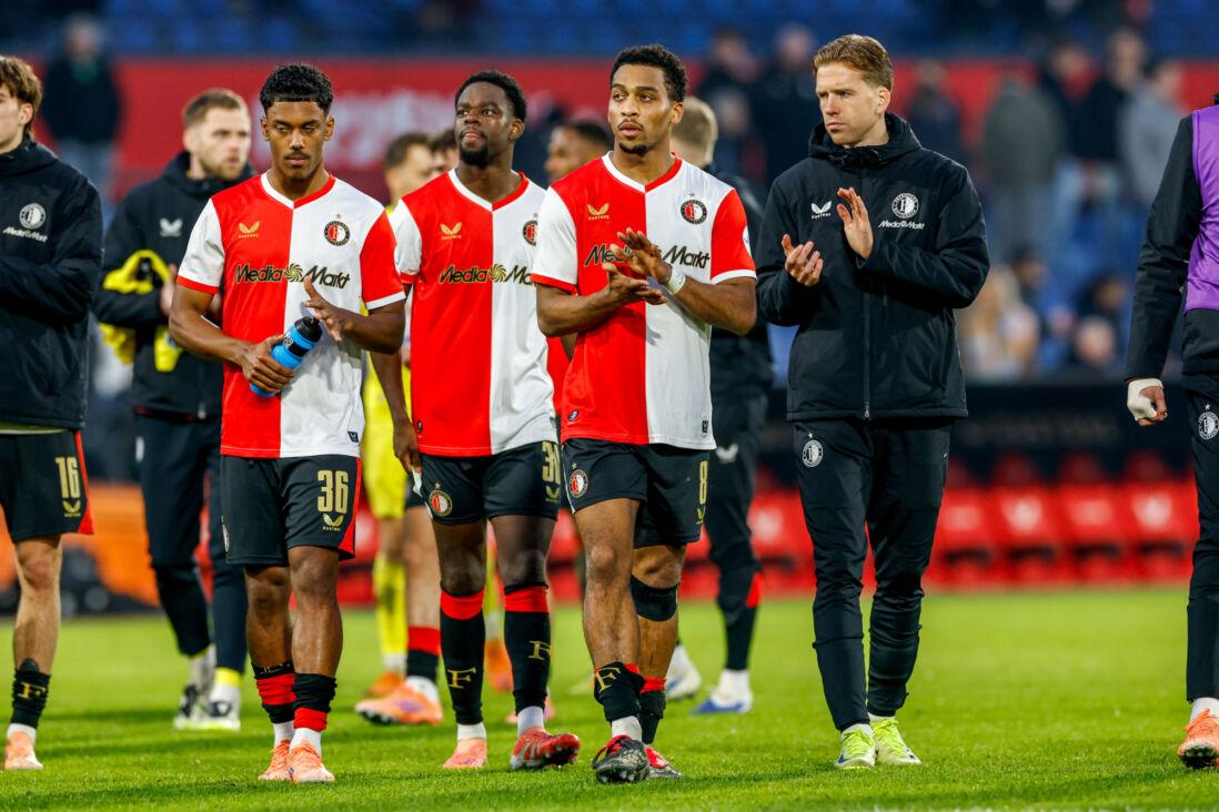 Quinten Timber tijdens de ereronde