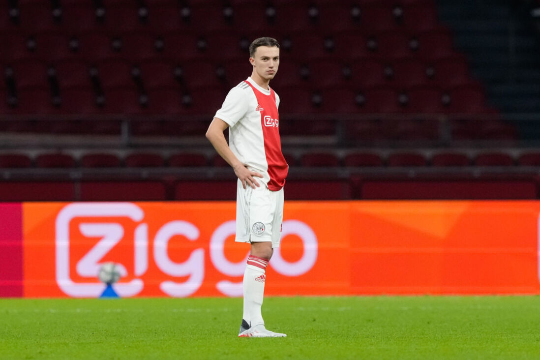 Regeer tijdens zijn debuut in de Johan Cruijff Aren A