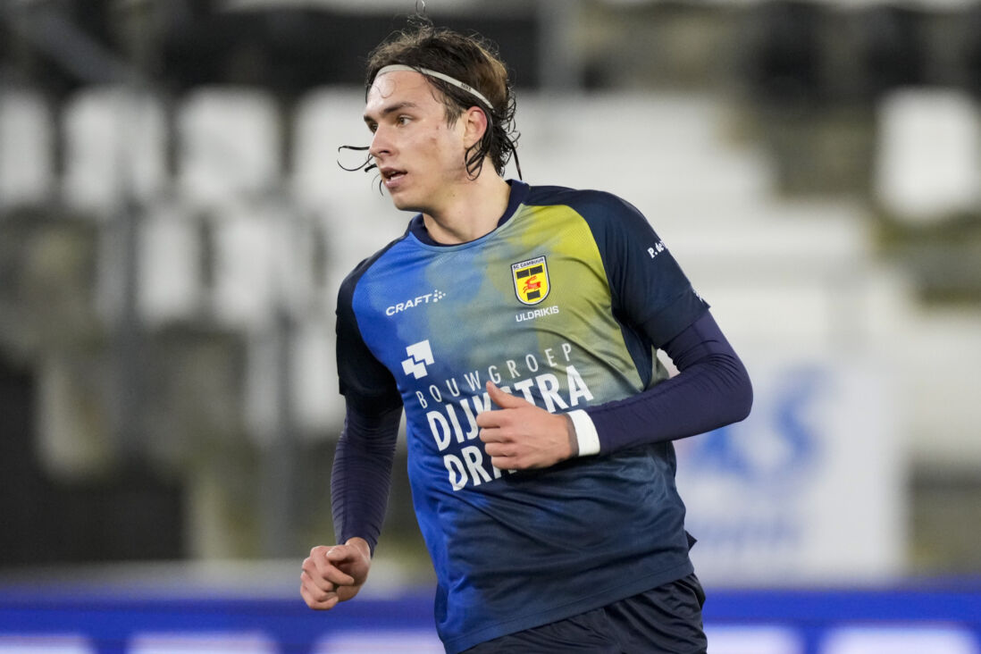 Roberts Uldrikis tijdens AZ - SC Cambuur