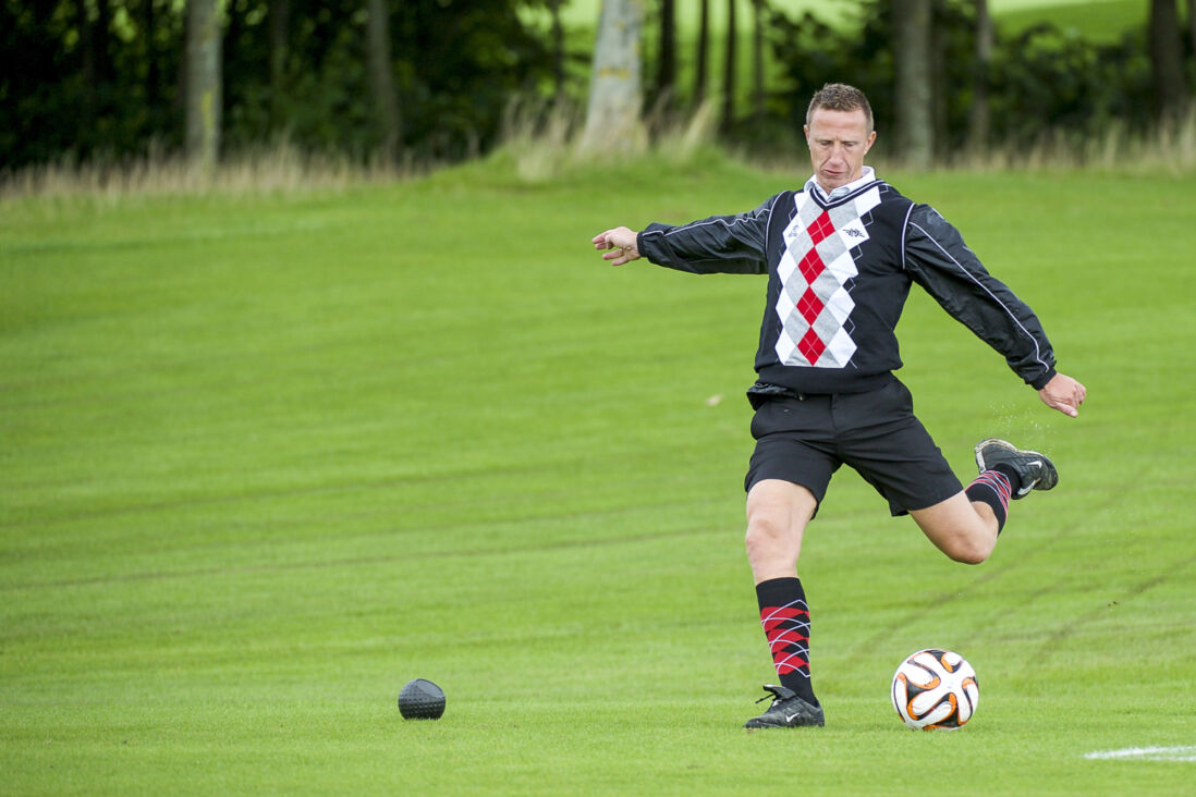 Sieme Zijm op het NK Footgolf